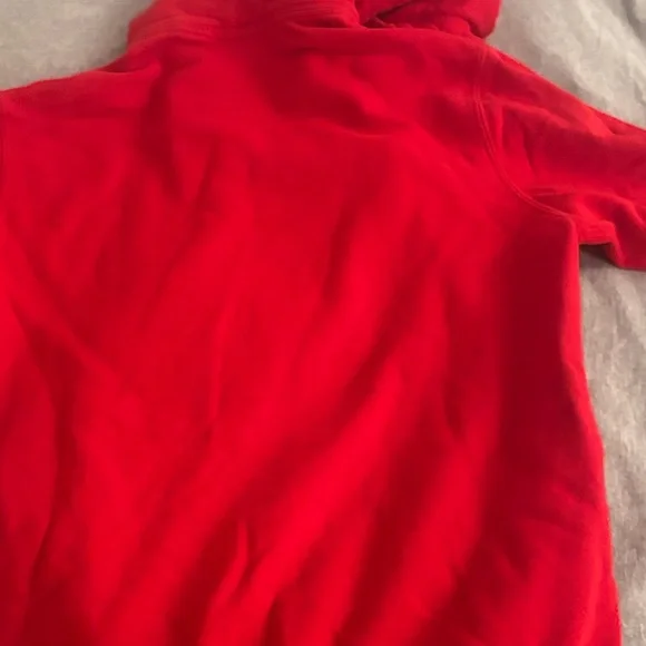OVO Red Hoodie with Owl and Maple Leaf Design - Picture 3 of 3